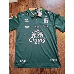 Thailand Cadenza National Team Soccer Jersey Futbol Polo Shirt Mens Size 3XL